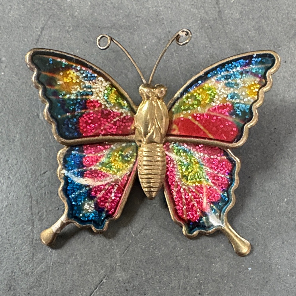 Colorful Butterfly Brooch